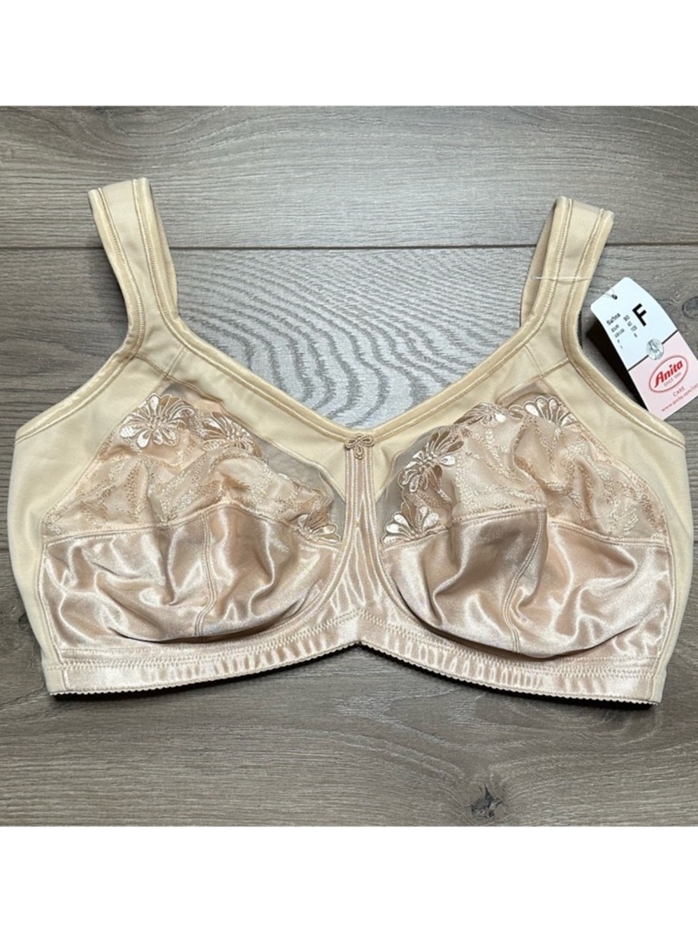 Anita Safina Post Mastectomy Comfort Soft‎ Bra Nude Size 40F
